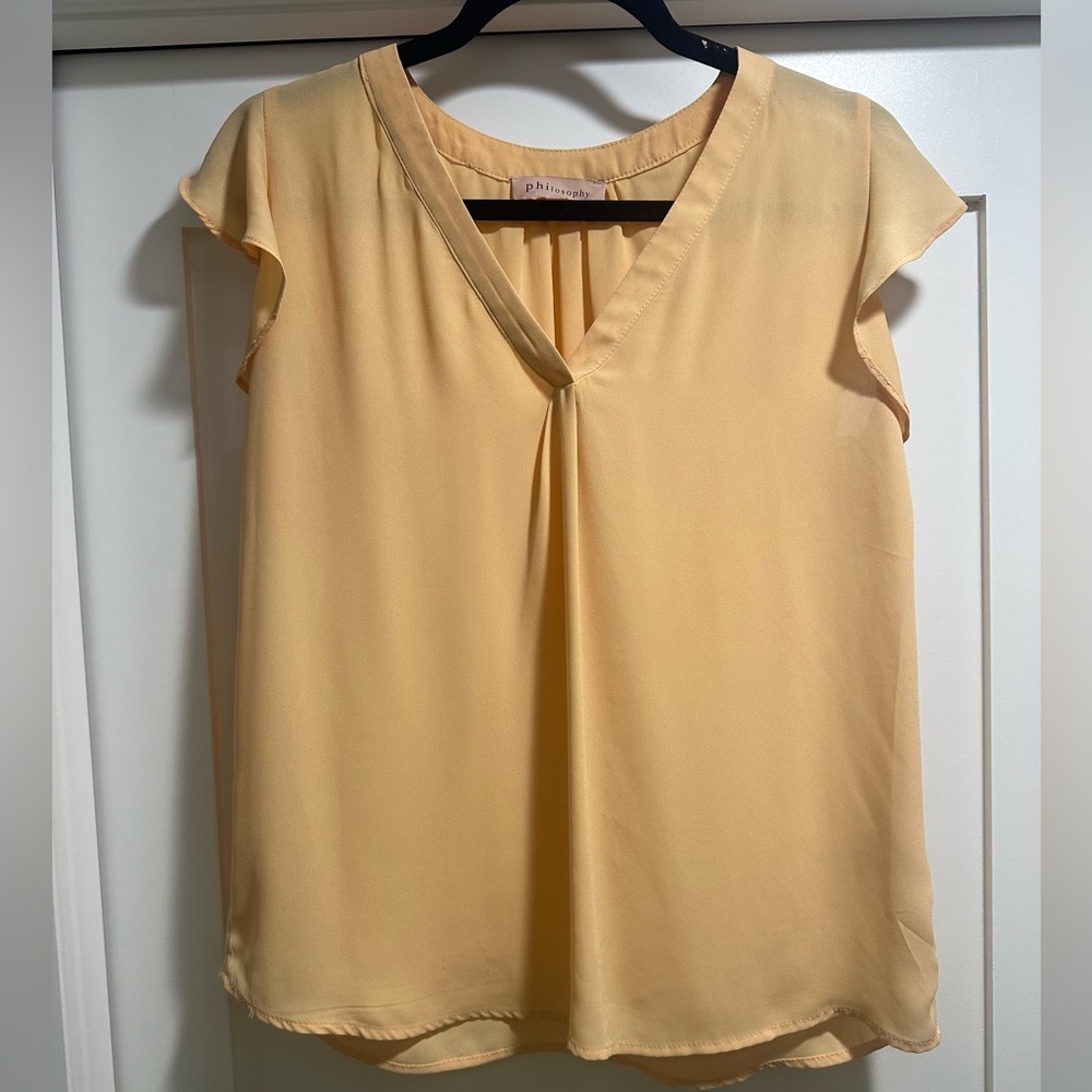 Philosophy Women's Peach Blouse